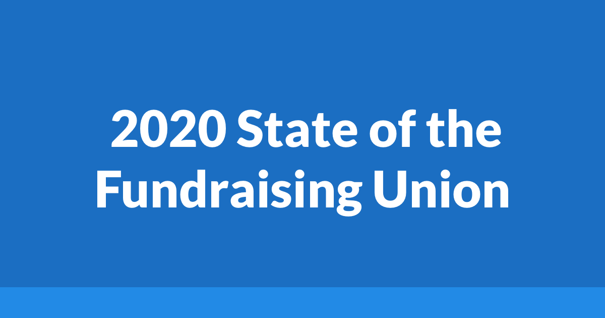 2020 State of the Fundraising Union