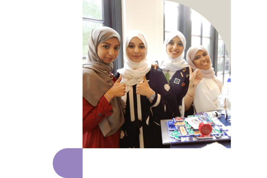 Halcyon international program showcasing an all-female cohort from Saudi Arabia