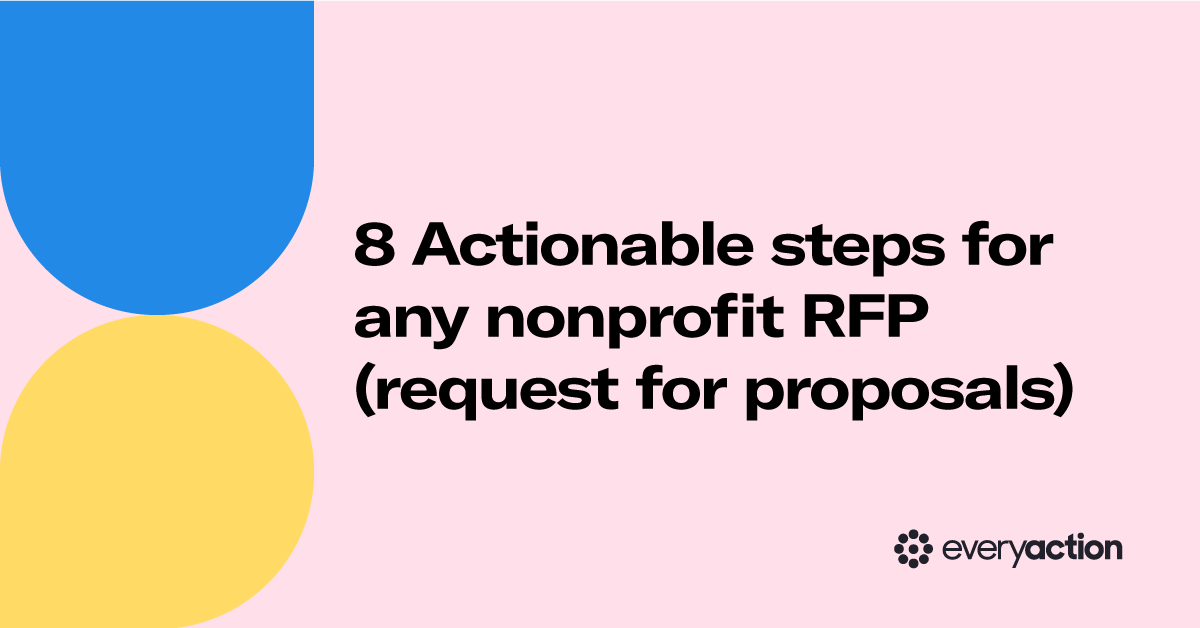 8 actionable steps for any nonprofit request for proposals (RFP)
