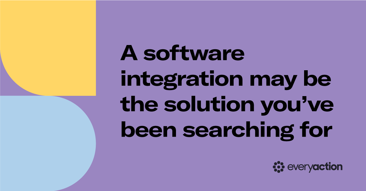 A software integration may be the solution you've been looking for
