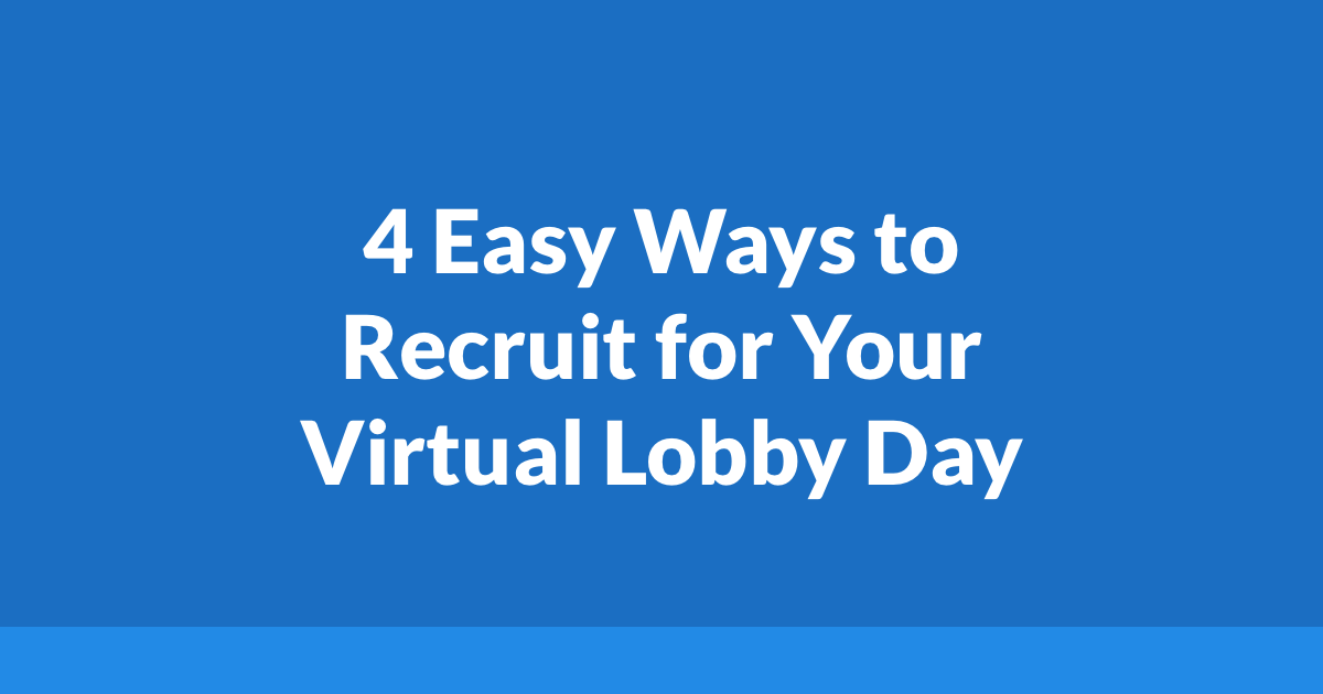 4 Easy Ways to Recruit for Your Virtual Lobby Day